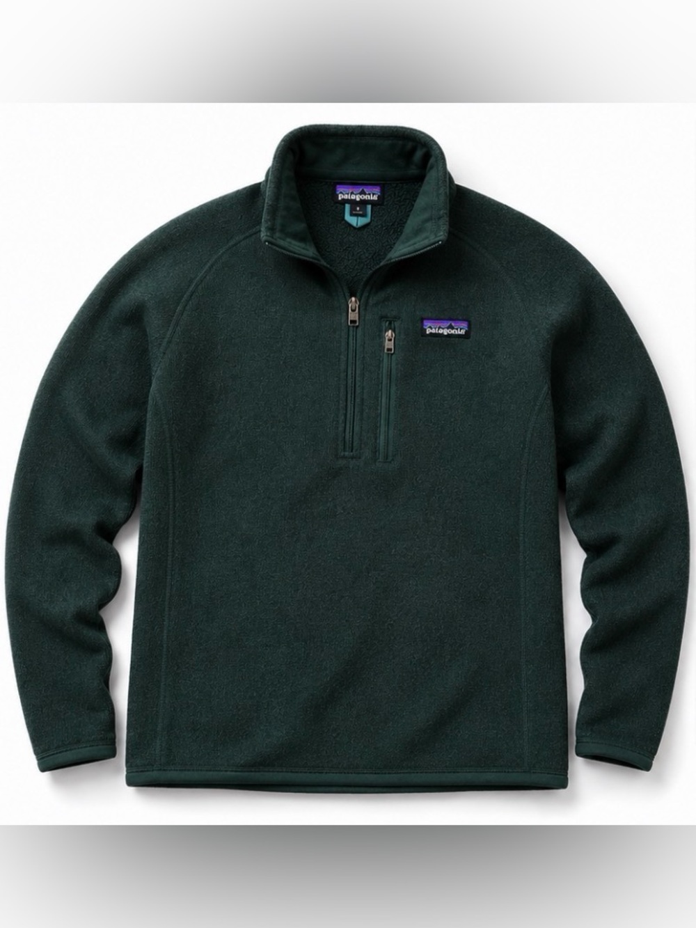 Patagonia Men’s Better Sweater 1/4 Zip Fleece Pullover Green Small